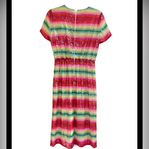 J. Crew Vibrant Sequin Midi Dress - Picture 5 of 5